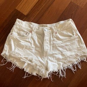 Free people denim shorts